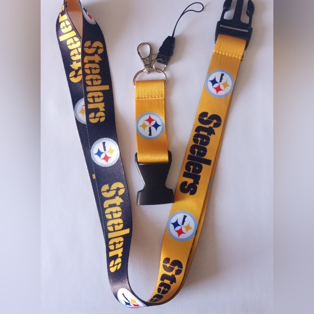 Steelers Lanyard - Black and Gold